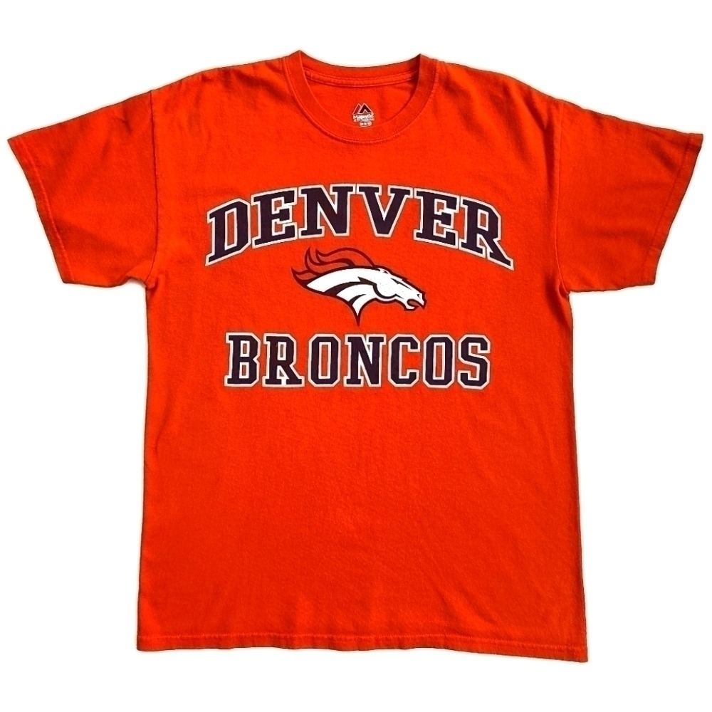 majestic Orange Denver Broncos NFL T-shirt